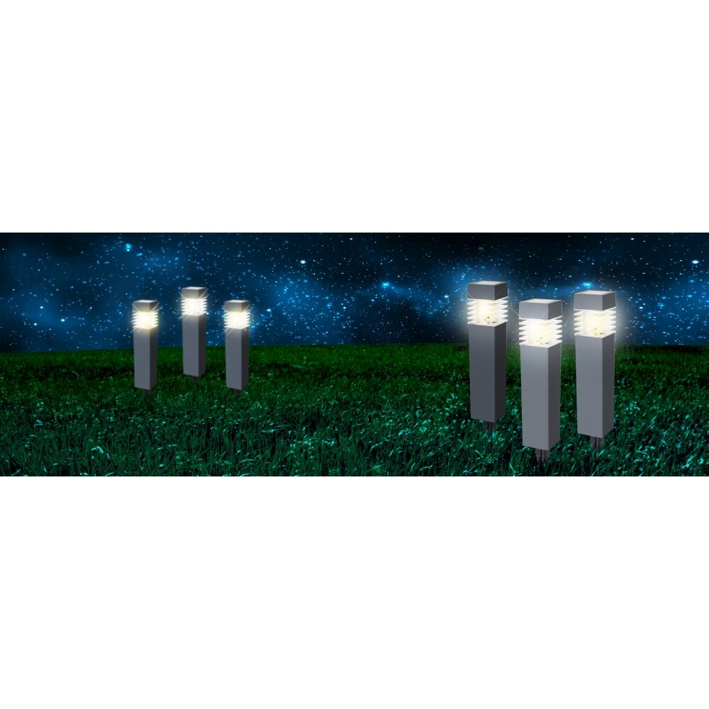 Globo Tless Lampioncino Segnapasso LED Grigio, 1-Luce main product photo