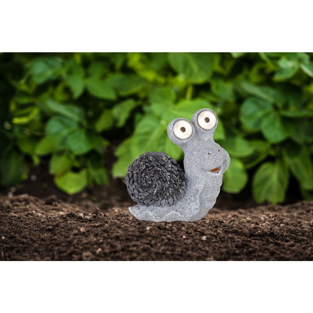 Globo SCHNECKE Lampada solare LED Grigio, 2-Luci main product photo