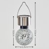 Set di lampade solari da giardino Ledoux Acciaio inox, 1-Luce