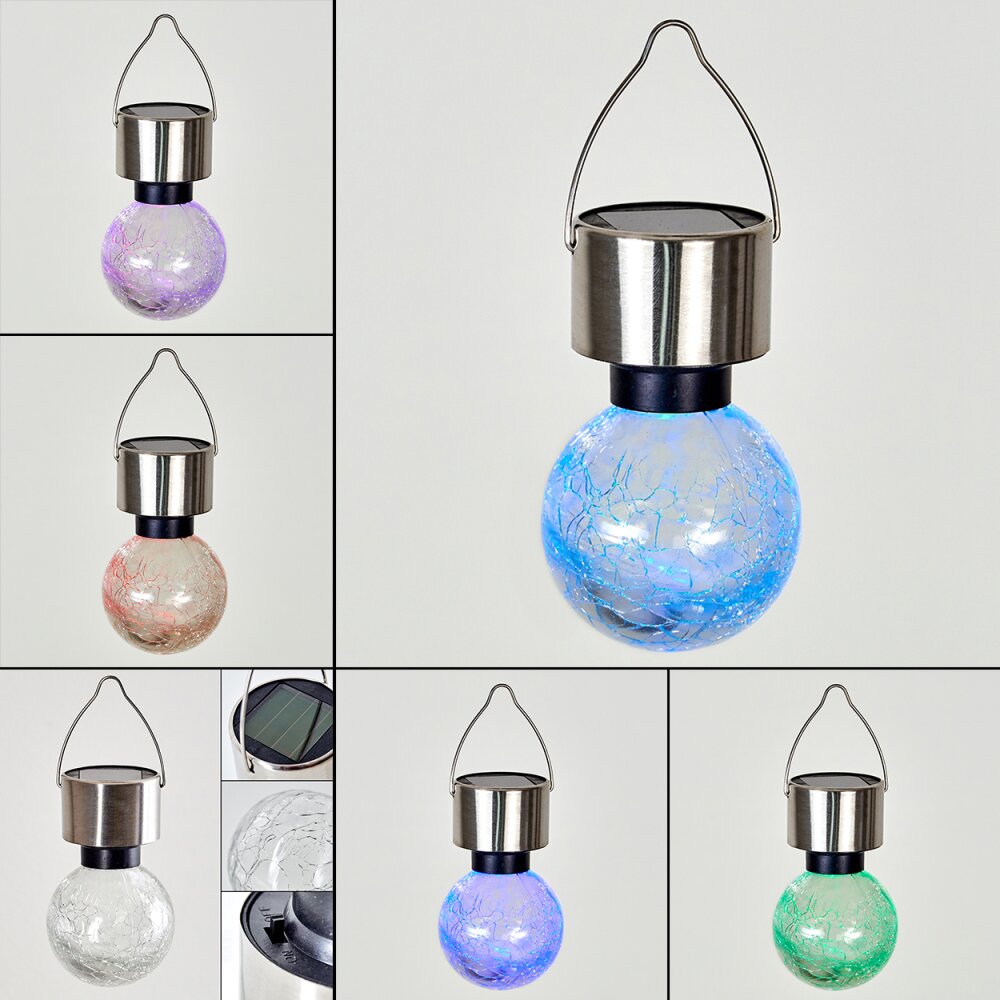 Lampada solare Falco LED Acciaio inox, 1-Luce, Cambia colore main product photo