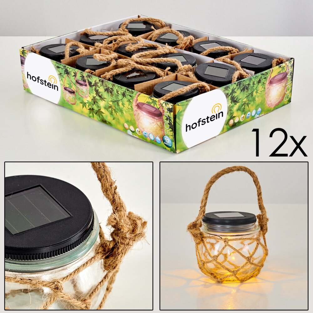 Maastricht Set di lampade solari da giardino LED Nero, 1-Luce main product photo