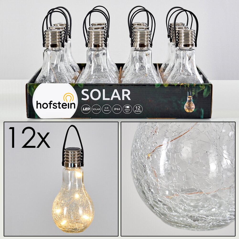 Set di lampade solari da giardino Tian LED Argento, 1-Luce main product photo