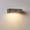 Applique da esterno Attu LED Nichel opaco, 1-Luce, Sensori di movimento