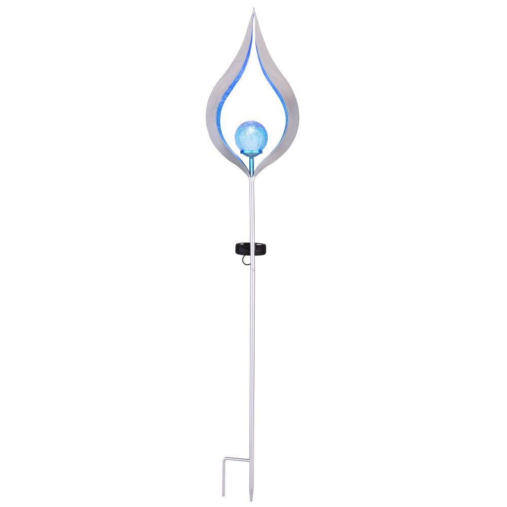 Globo SOLAR Lampada solare LED Argento, 1-Luce