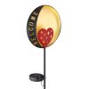 Globo  Lampada solare LED Rosso, Nero-Oro, 1-Luce