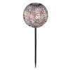 Globo SOLAR Lampada solare LED Argento, 1-Luce