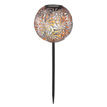 Globo SOLAR Lampada solare LED Argento, 1-Luce