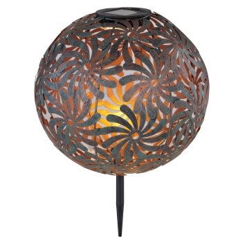 Globo SOLAR Lampada solare LED Nero, 1-Luce