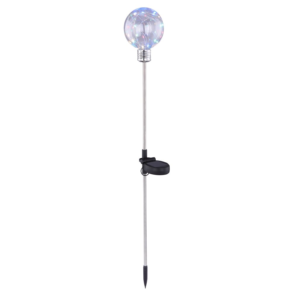 Globo Lampada solare LED Argento, 1-Luce, Cambia colore main product photo