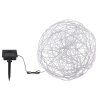 Globo Lampada solare LED Argento, 30-Luci