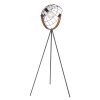 Globo NETTY Lampada da terra Nero, 1-Luce