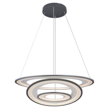 Globo TORRELLE Lampadario a sospensione LED Nero, 1-Luce, Telecomando Globo TORRELLE Lampadario a sospensione LED Nero, 1-Luce, Telecomando
