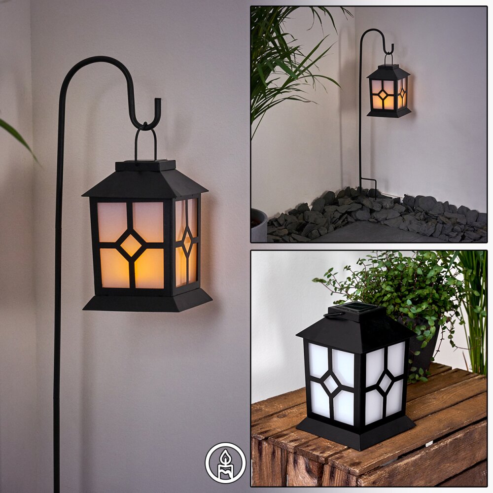Folgarida Lampada solare LED Nero, 64-Luci main product photo