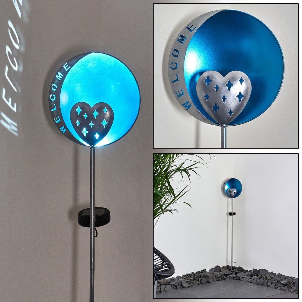 Lodz Lampada solare Blu, Nero, 1-Luce main product photo