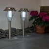 Rovigo Lampada solare LED Nichel opaco, 1-Luce