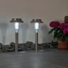 Rovigo Lampada solare LED Nichel opaco, 1-Luce