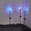 Liberec Lampada solare LED Argento, 1-Luce, Cambia colore