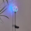 Liberec Lampada solare LED Argento, 1-Luce, Cambia colore