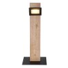 Globo JOYA Lampada da tavolo LED Legno chiaro, Nero, 1-Luce