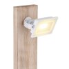 Globo JOYA Lampada da tavolo LED Legno chiaro, Bianco, 1-Luce