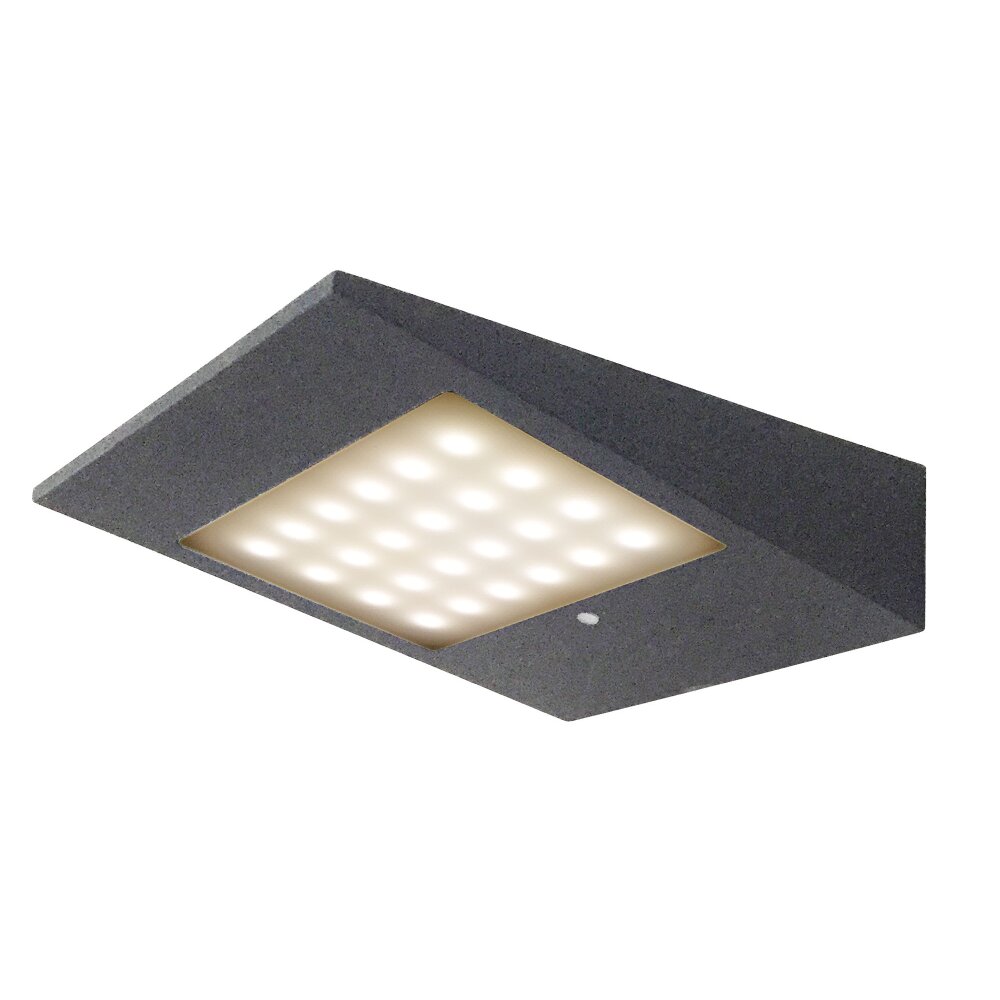 CMD AQUA SOLAR Applique da esterno LED Antracite, 1-Luce, Sensori di movimento main product photo