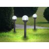 Globo Set di 3 lampade solari LED Nero, 1-Luce