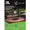 Reality Cotoca Lampade solari LED Nero, 1-Luce