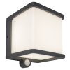 Lutec DOBLO Lampade solari LED Antracite, 1-Luce, Sensori di movimento