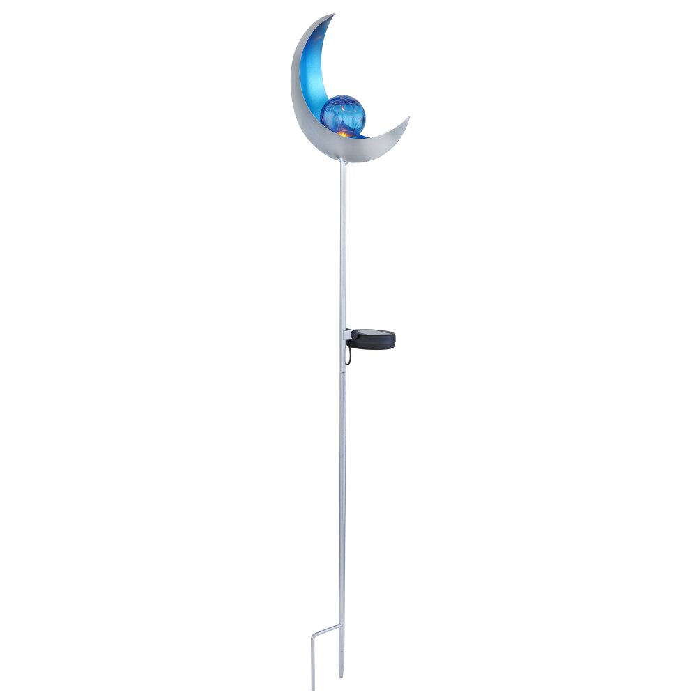 Globo Lampada solare LED Argento, 1-Luce main product photo