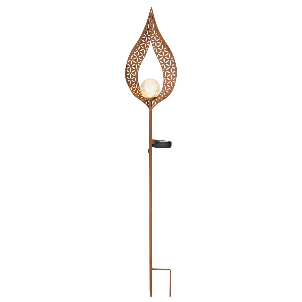 Globo Lampada solare LED Ruggine, 1-Luce main product photo