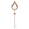 Globo Lampada solare LED Ruggine, 1-Luce Globo Lampada solare LED Ruggine, 1-Luce