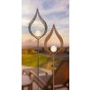 Globo Lampada solare LED Ruggine, 1-Luce Globo Lampada solare LED Ruggine, 1-Luce