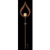 Globo Lampada solare LED Ruggine, 1-Luce Globo Lampada solare LED Ruggine, 1-Luce