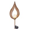 Globo Lampada solare LED Ruggine, 1-Luce Globo Lampada solare LED Ruggine, 1-Luce