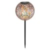 Globo Lampada solare LED Argento, 1-Luce