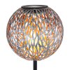 Globo Lampada solare LED Argento, 1-Luce