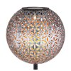 Globo Lampada solare LED Argento, 1-Luce