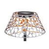 Globo Lampada solare LED Argento, 1-Luce