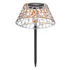 Globo Lampada solare LED Argento, 1-Luce