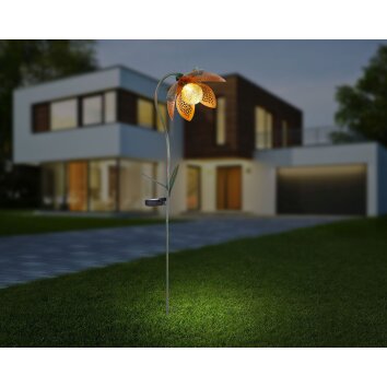 Globo Lampada solare LED Verde, 1-Luce