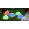 Globo Lampada solare LED Nero, 5-Luci, Cambia colore