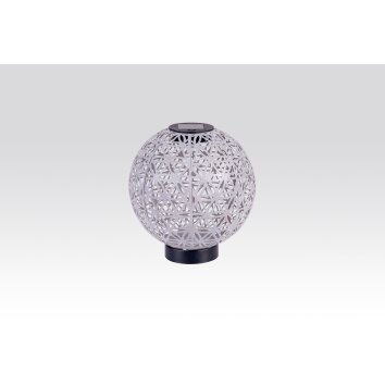 Globo Lampada solare LED Nero, 1-Luce