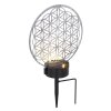 Globo Lampada solare LED Argento, 2-Luci