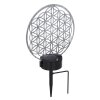 Globo Lampada solare LED Argento, 2-Luci