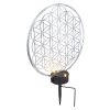 Globo Lampada solare LED Argento, 2-Luci