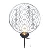 Globo Lampada solare LED Argento, 2-Luci