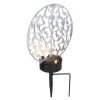 Globo Lampada solare LED Argento, 2-Luci