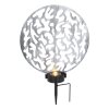 Globo Lampada solare LED Argento, 2-Luci