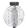 Globo Lampada solare LED Argento, 1-Luce