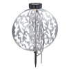 Globo Lampada solare LED Argento, 1-Luce